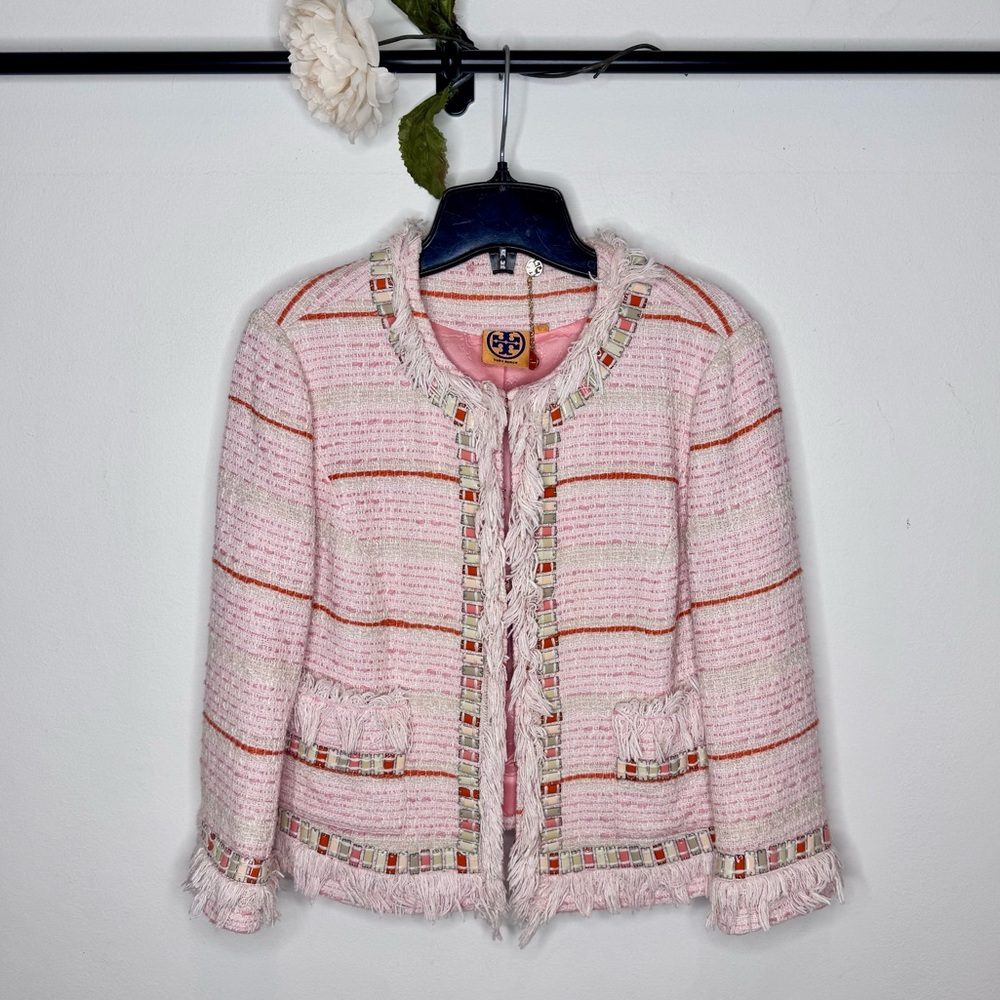 Tory Burch ‘Marion’ Tweed Jacket